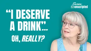 Susan Unscripted videos — honest reflections about quitting drinking, habit loops, emotional clarity, and sober life.