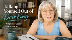 Talking yourself out of drinking tonight? Learn why urges keep returning, how the internal debate works, and what helps you stay committed.