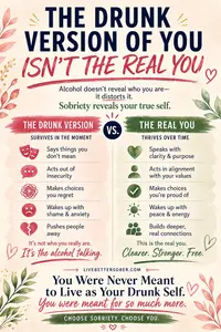 The drunk version of you isn’t the real you. Susan reflects on alcohol, personality changes, regret, and emotional clarity.