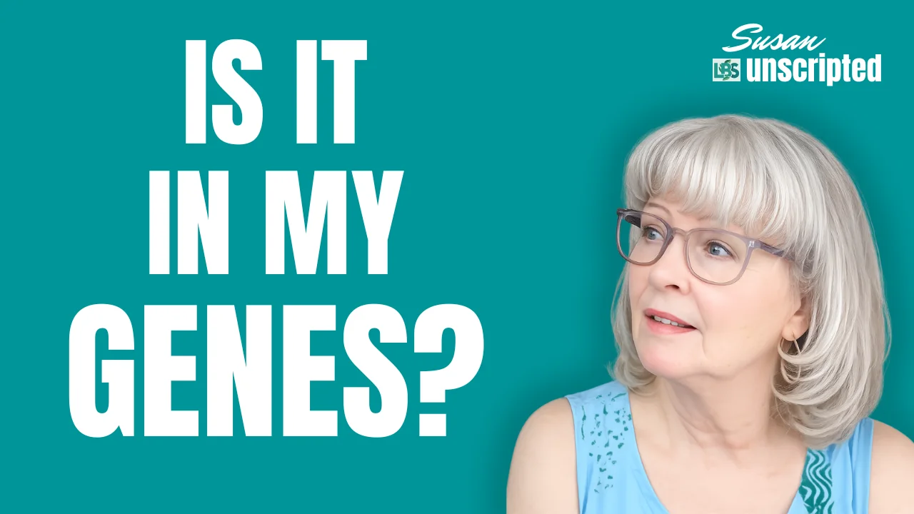 Susan Unscripted video thumbnail about whether alcoholism is inherited