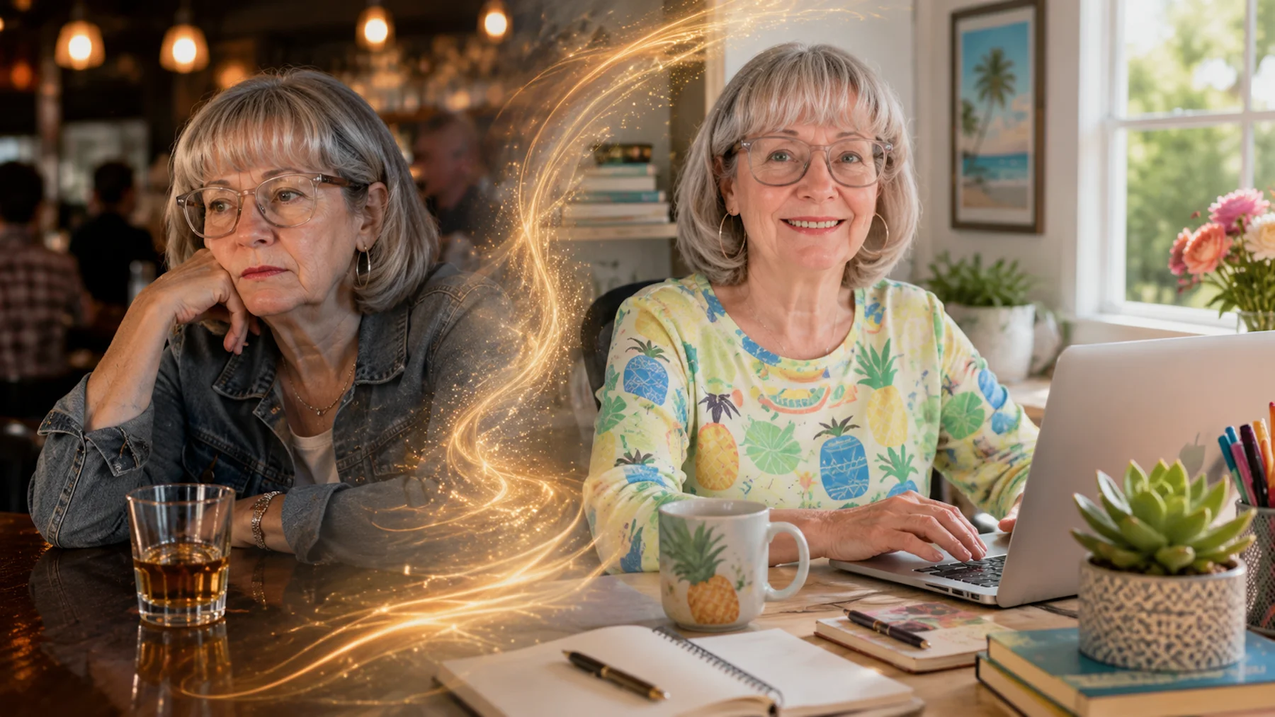 Susan's journey from drinking and self-doubt to sobriety, creativity, and confidence