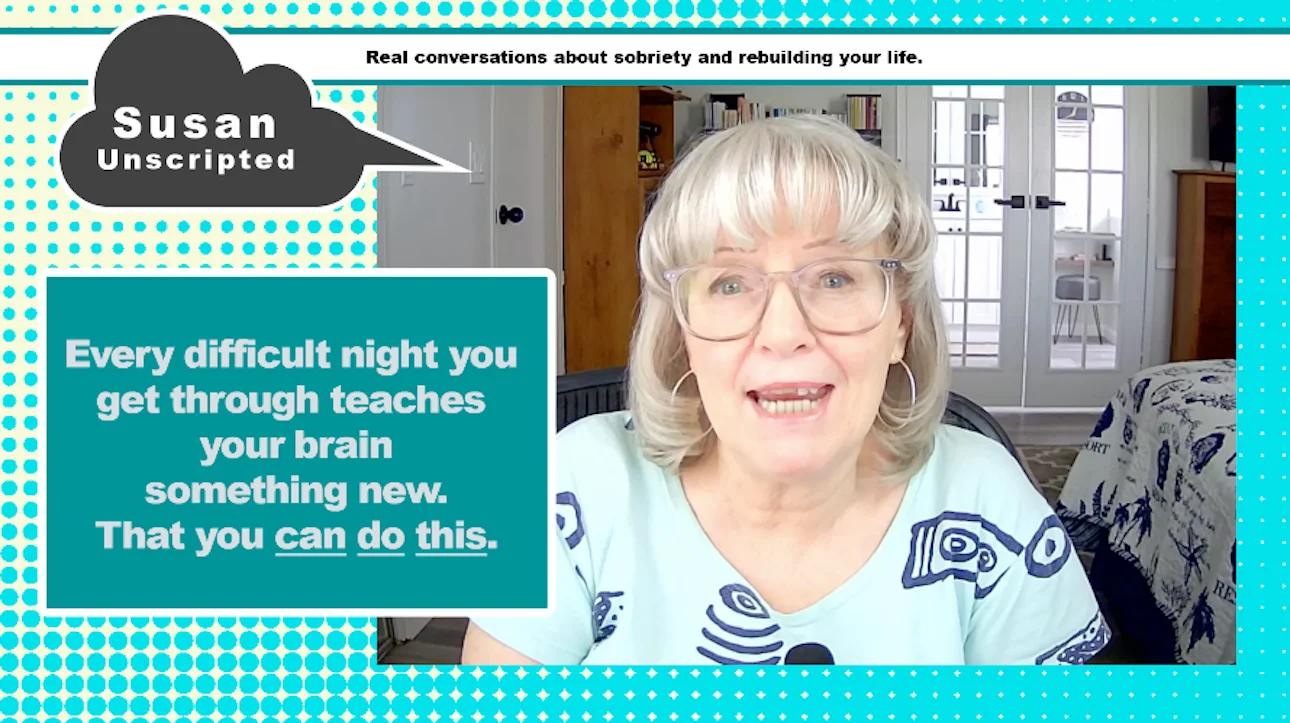 Susan from Live Better Sober discussing why quitting drinking only works when you truly mean it emotionally